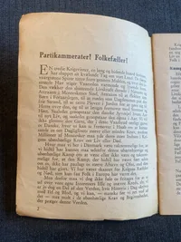 Sjælden original tale af Frits Clausen (DNSAP)