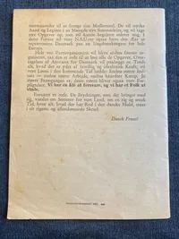 Sjælden original tale af Frits Clausen (DNSAP)