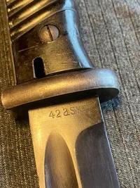 Original tysk K98 bajonet - næsten mint stand