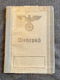 Originalt Luftwaffe wehrpas