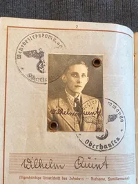 Originalt Luftwaffe wehrpas