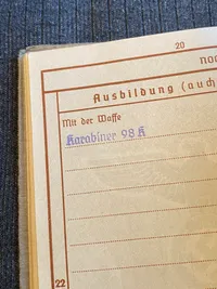 Originalt Luftwaffe wehrpas