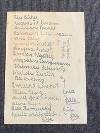 Originalt tysk postkort med motiv af Rommel