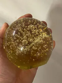 Brevpresse af glas