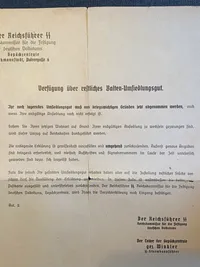 Originalt tysk Waffen SS brev med konvolut
