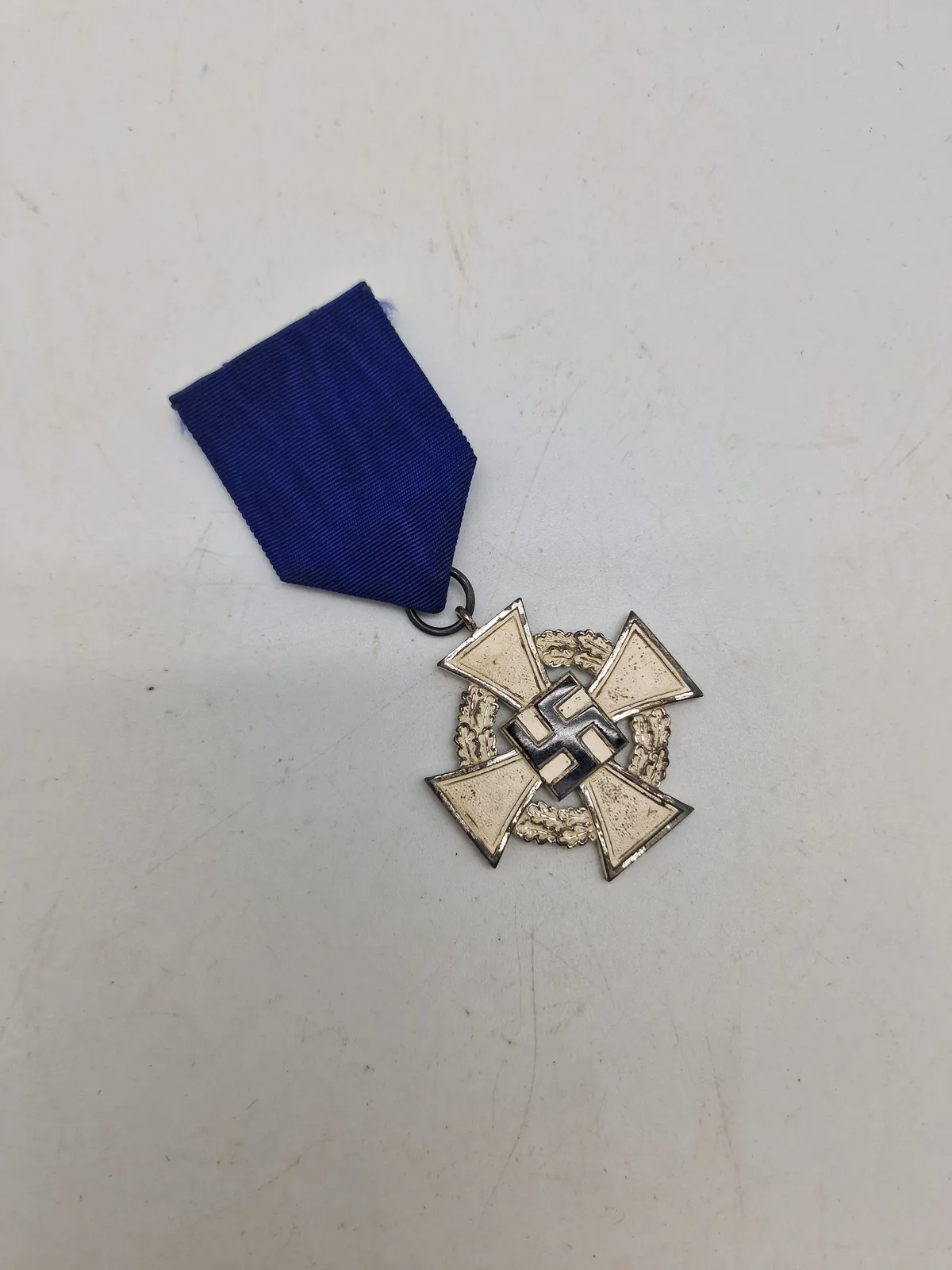 Original medalje for 25 års tro tjeneste i den tyske stat