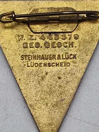 Originalt Frauenschaft bagde - ww2