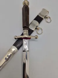 Sjælden original dansk officers dolk M1870  for general staben
