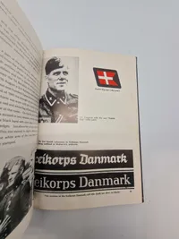 Sjældent sæt bøger omhandlende SS frivillige - der er en del om Frikorps Danmark