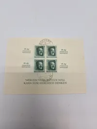 Originalt brev med tyske ww2 frimærker