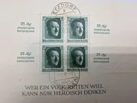 Originalt brev med tyske ww2 frimærker