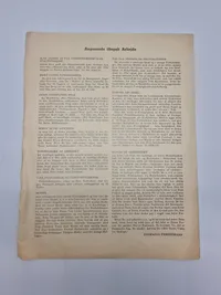 Original pjece med forsigtigheds regler for illegalt arbejde