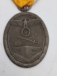 Original tysk Westwall medalje