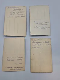 Originale tyske portræt fotos - ww2, postkort størrelse