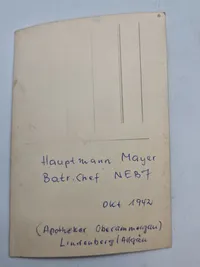 Originale tyske portræt fotos - ww2, postkort størrelse