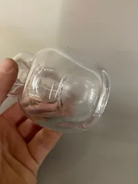 Original miniature Holmegaard klukflaske (mundblæst)
