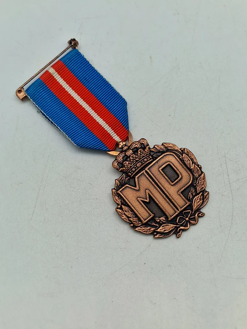 Original medalje - militærpolitiforeningen