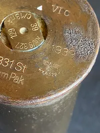 Originalt tysk 3,7 cm PAK hylster, godt WaA stemplet