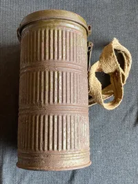Originalt gasmaske hylster ww2