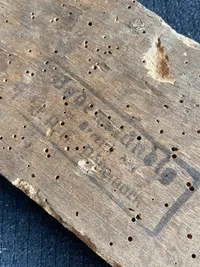 Original tysk støvleknægt, ww2 stemplet Bodenstaendig Bereich Dänemark - fundet i Aarhus