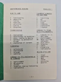 Lot reglementer mm fra det danske forsvar