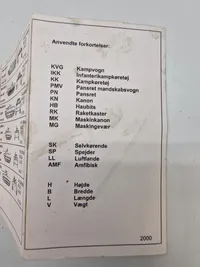 Lot diverse reglementer mm fra det danske forsvar