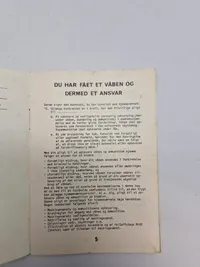 Lot diverse reglementer mm fra det danske forsvar