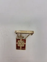 Lot kongemærker, Georg Jensen, sterlingsølv