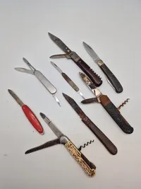 Lot diverse foldeknive