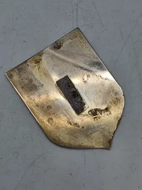 Plakette med et zone opdelt Tyskland