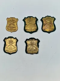 Lot diverse danske skydeskjold