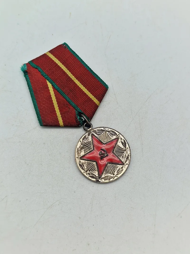 Original medal, Belorus SR ministry of public order guard medal For 20 years of excellent service, USSR