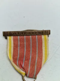 Original Medal Of The Holy Land, Pilgrims Jerusalem Cross Of Honour, Bronze Grade
