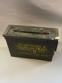 Original amerikansk ammunitonskasse