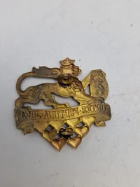 Lot danske baretmærker mm.