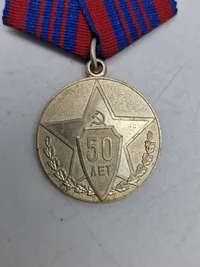 Original 50 års USSR jubilæumsmedalje