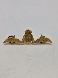 Originalt svensk ubåds badge