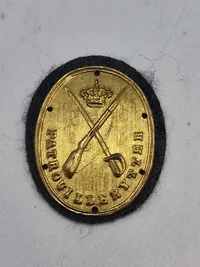 Originalt Dansk patruljerytter mærke