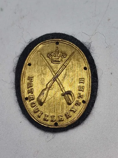Originalt Dansk patruljerytter mærke