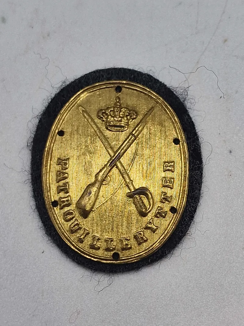 Originalt Dansk patruljerytter mærke