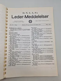 Leder meddelelser - DNSAP, genoptryk
