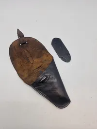 Originalt læder pistol hylster - ww2