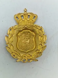 Originalt brystskjold fra den danske brigade i Sverige