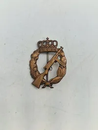 Originalt skydemærke model 1944 leveret i ca. 500 stk.  til  den danske brigade i Sverige WW2