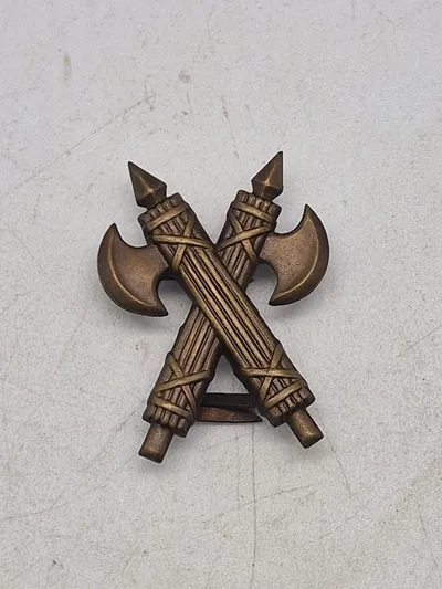 Originalt Auditør mærke anvendt af den danske brigade i Sverige
