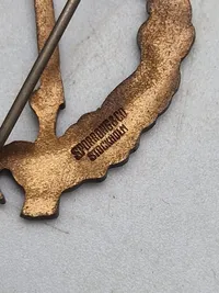 Originalt skydemærke model 1944 leveret i ca. 500 stk.  til  den danske brigade i Sverige WW2