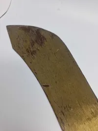 Stor veludført machete