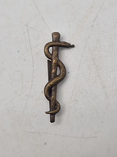 Originalt mærke for feltlæge, anvendt af den danske brigade i Sverige