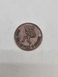 Original “Gaa stille med dørene” (stikker mønt)