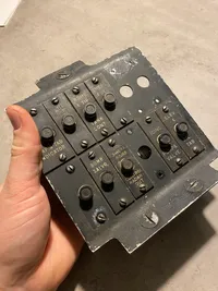 Sjældent originalt panel fra amerikansk WWII bombeflyver